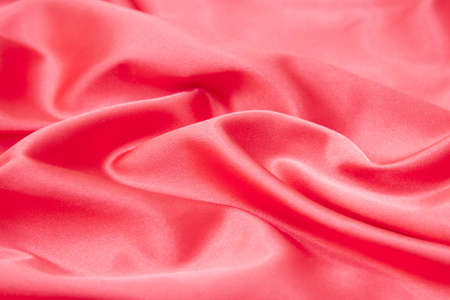 shiny red silk textureの写真素材