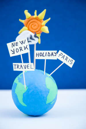 travel concept, paris, new york, holidayの写真素材