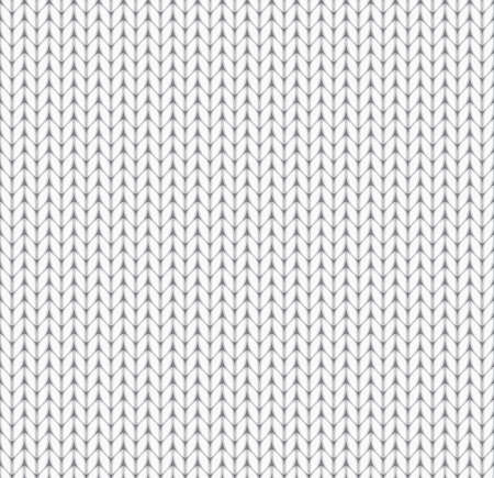 white seamless knitted background. EPS10 vector illustration.のイラスト素材