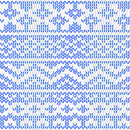 Seamless knitted patternのイラスト素材