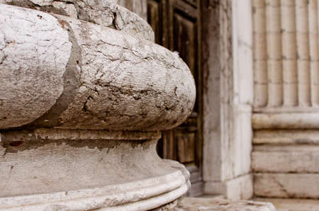 Detail of the roman amphiteatre in Verona, Italy の写真素材