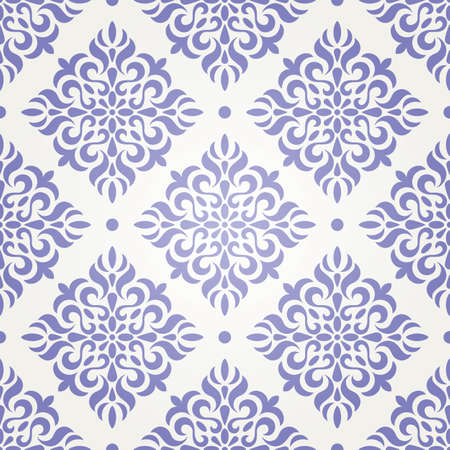 Retro seamless wallpaper in gzhel style vector illustration の写真素材