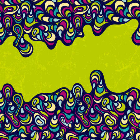 Hand-drawn abstract background. EPS 10 vector illustration. Seamless pattern included.のイラスト素材