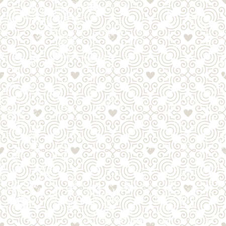 Seamless vintage style wallpaperのイラスト素材