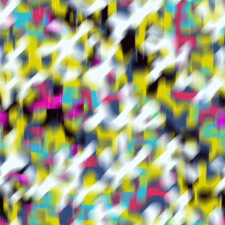 Abstract camouflage pattern. Colorful seamless background for textiles, packaging and other.の写真素材