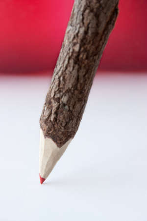 Red pencilの写真素材
