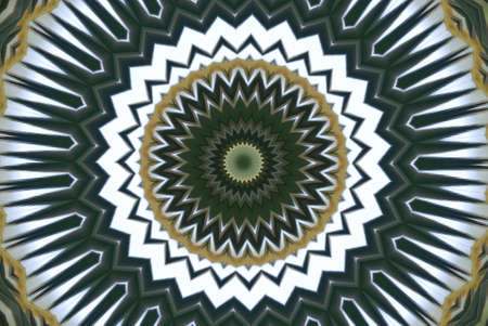 Geometrical green abstract decorative patternの写真素材