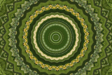 Geometrical green abstract decorative pattern