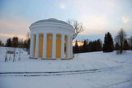 Rotonda in the Pavlovsk' Park of St.-Petersburgの写真素材