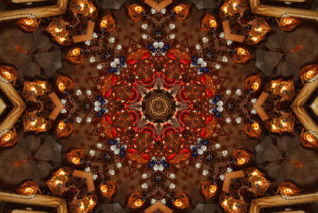 A kaleidoscope, abstract fantasy, illustration, can be used as a background