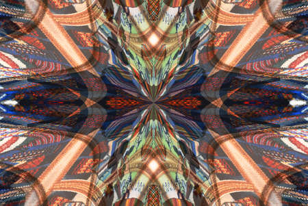 A kaleidoscope, abstract fantasy, illustration, can be used as a background