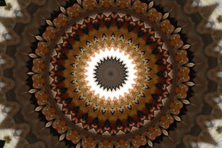 A kaleidoscope, abstract fantasy, illustration, can be used as a backgroundの写真素材