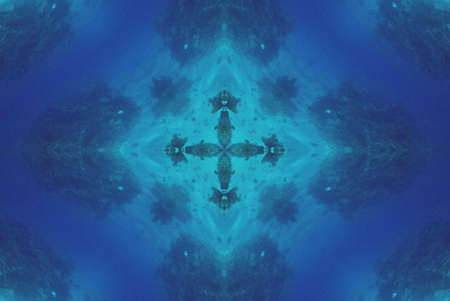 A kaleidoscope, abstract fantasy, illustration, can be used as a backgroundの写真素材