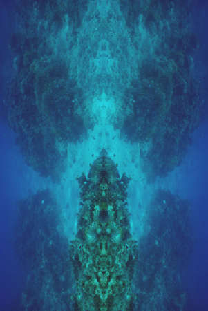 A kaleidoscope, abstract fantasy, illustration, can be used as a background
