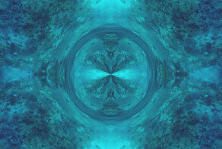 A kaleidoscope, abstract fantasy, illustration, can be used as a backgroundの写真素材