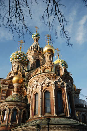 Savior on Spilled Blood, Saint Petersburg, Russia,の写真素材