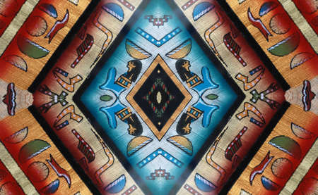 Egyptian papyrus in traditional style