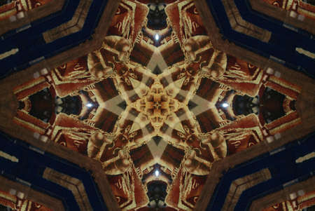 A kaleidoscope, abstract fantasy, illustration, can be used as a background