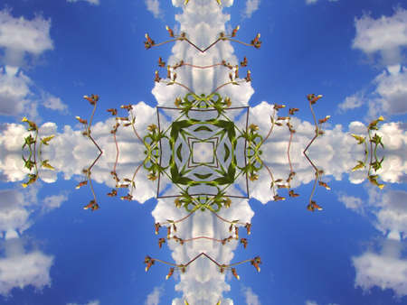 A kaleidoscope, abstract fantasy, illustration, can be used as a background