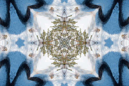 A kaleidoscope, abstract fantasy, illustration, can be used as a background