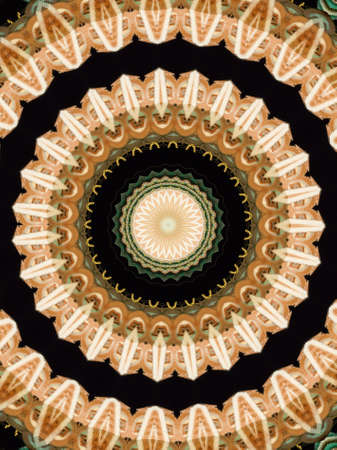 A kaleidoscope, abstract fantasy, illustration, can be used as a backgroundの写真素材