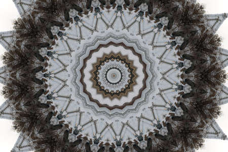 A kaleidoscope, abstract fantasy, illustration, can be used as a background