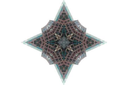 A kaleidoscope, abstract fantasy, illustration, can be used as a backgroundの写真素材