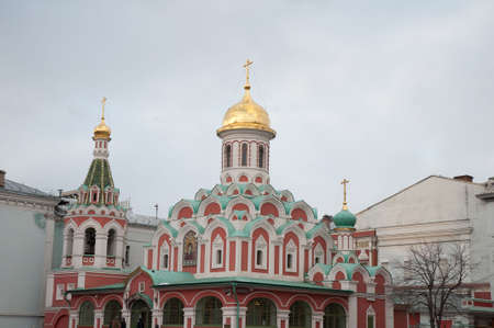 Kazanskiy cathedral on the Red area, Moscow, Russiaの写真素材