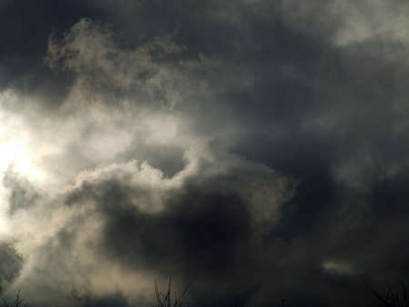 clouds before a rain