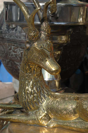 A shop of souvenirs is in Africaの写真素材