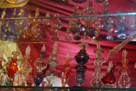 Egyptian perfume bottlesの写真素材