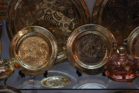 A shop of souvenirs is in Africaの写真素材