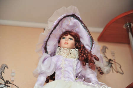 doll in retro clothesの写真素材