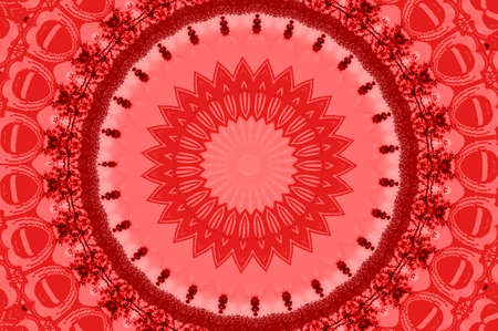 Red kaleidoscopeの写真素材