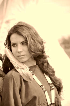 American Indian Woman の写真素材