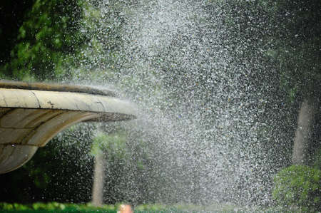 Old fountain in parkの写真素材