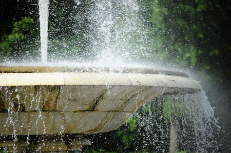 Fountain in parkの写真素材