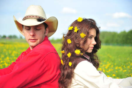 Love story in cowboy's style