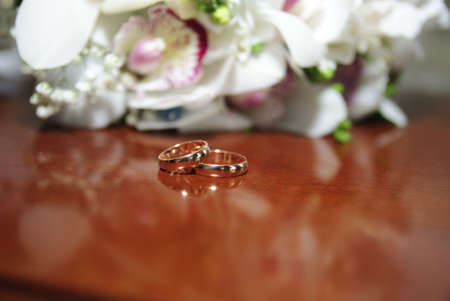 Wedding ringsの写真素材