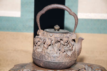 Japanese teapotの写真素材