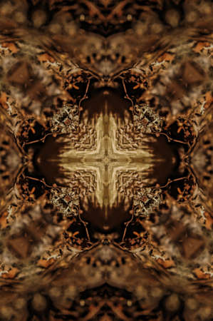 Brown ornamentの写真素材