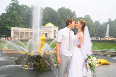 the bride and groomの写真素材