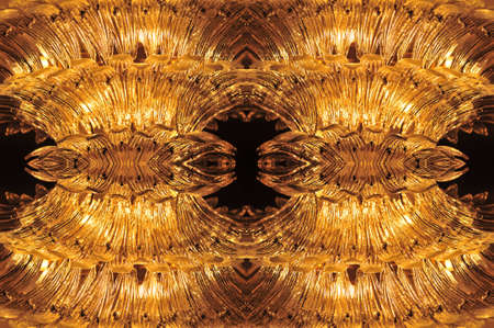 gold ornamentsの写真素材