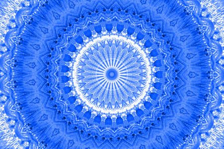 blue mandalaの写真素材