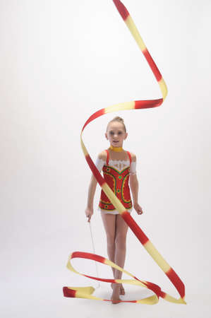 Rhythmic gymnasticの写真素材