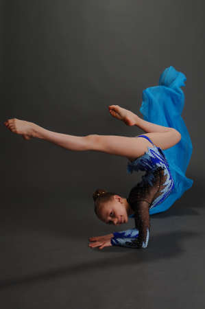 Rhythmic gymnasticsの写真素材