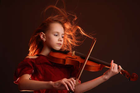 young violinistの写真素材