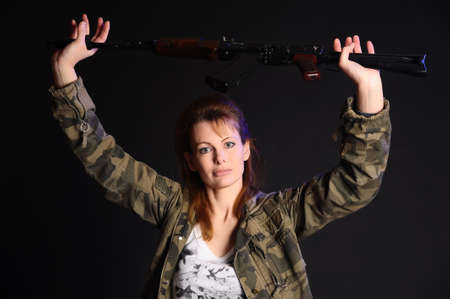 Military Womanの写真素材