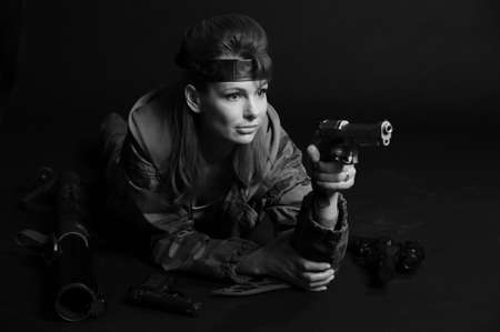 girl with gun