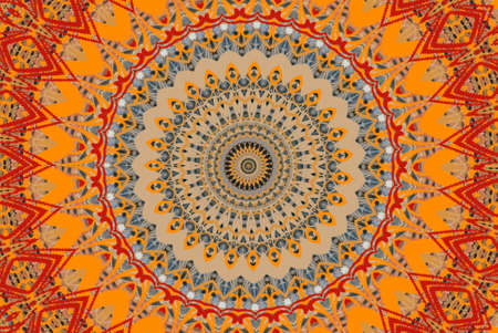 orange circular ornamentの写真素材